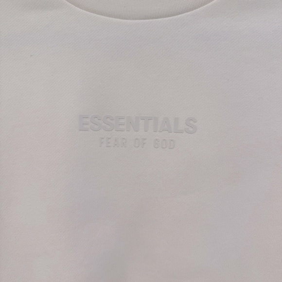 Fear Of God Essentials Cloud Dancer Crew Neck Sweatshirt Men’s L NWT - Picture 6 of 9